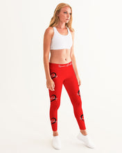 Load image into Gallery viewer, Red &amp; Black Signature Women&#39;s Yoga Pants
