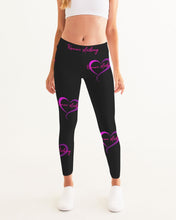 Load image into Gallery viewer, Black &amp; Pink Signature Women&#39;s Yoga Pants