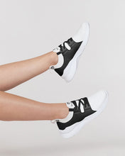 Load image into Gallery viewer, Black &amp; White Women&#39;s Two-Tone Sneaker