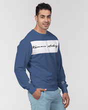 Load image into Gallery viewer, Navy Blue KAC Classic Men&#39;s Classic French Terry Crewneck Pullover