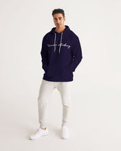 Load image into Gallery viewer, Midnight Blue &amp; White Signature KAC Men&#39;s Hoodie