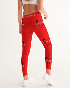 Red & Black Signature Women's Yoga Pants